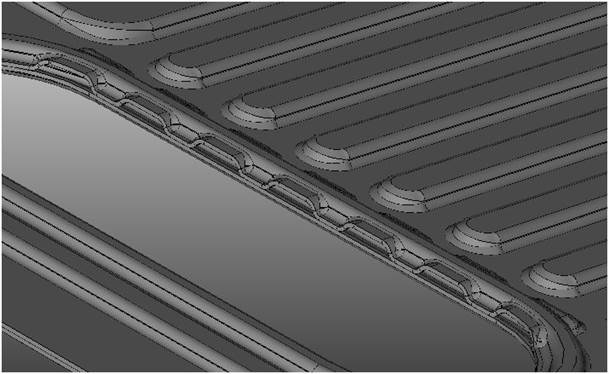 Metalllic bipolar plate